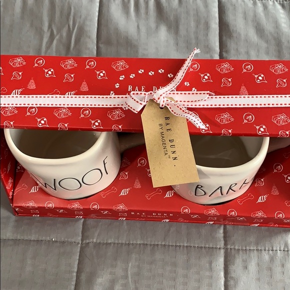 Rae Dunn Christmas Mug Woof & Bark Mug Set - Picture 5 of 5